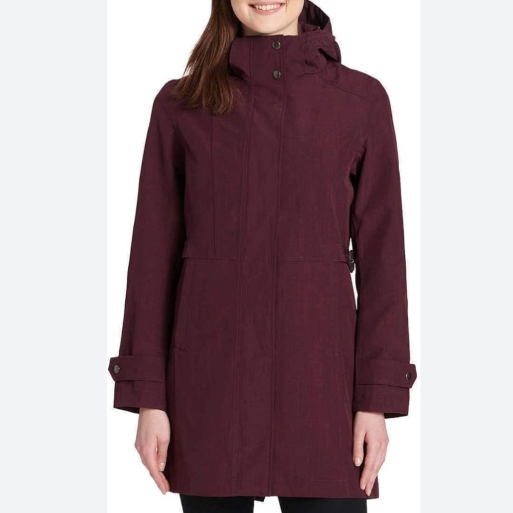 Kirkland Signature Trench Coat (Merlot Size S